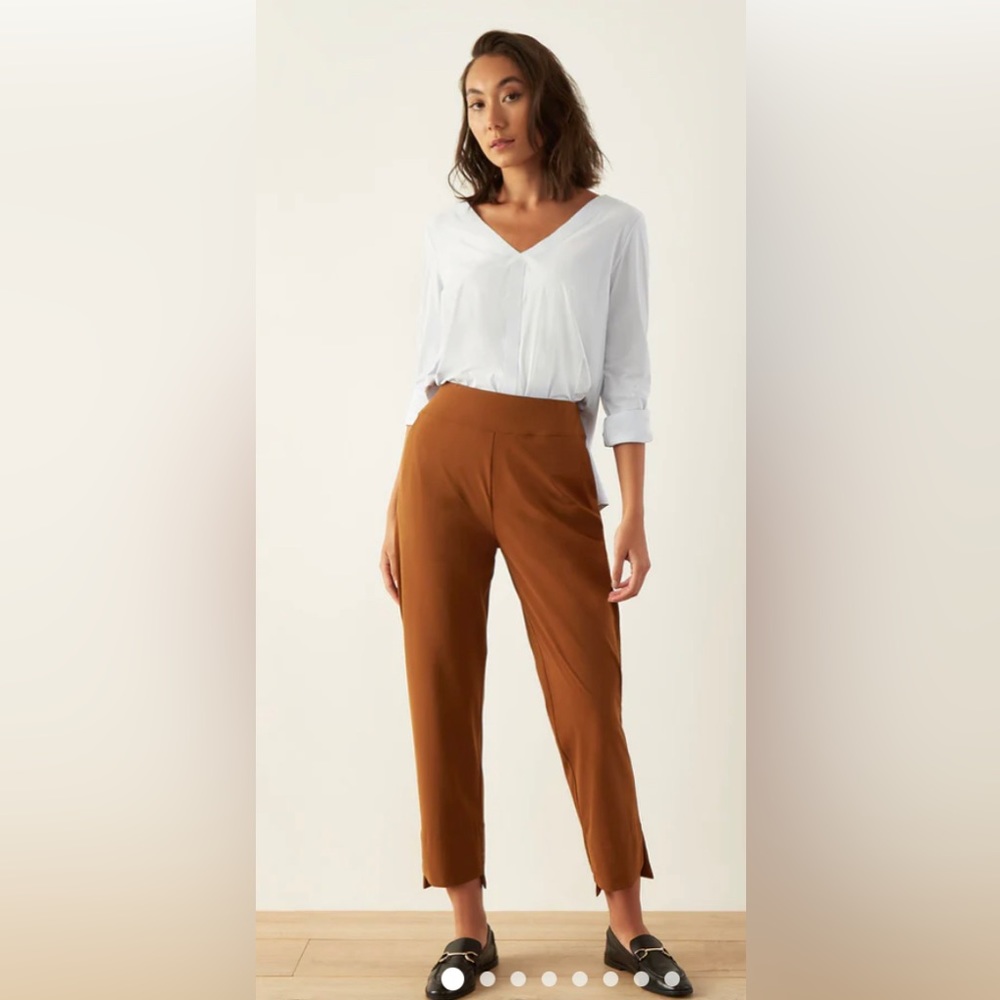 ADAY Straight Up Dress Pant Pecan L